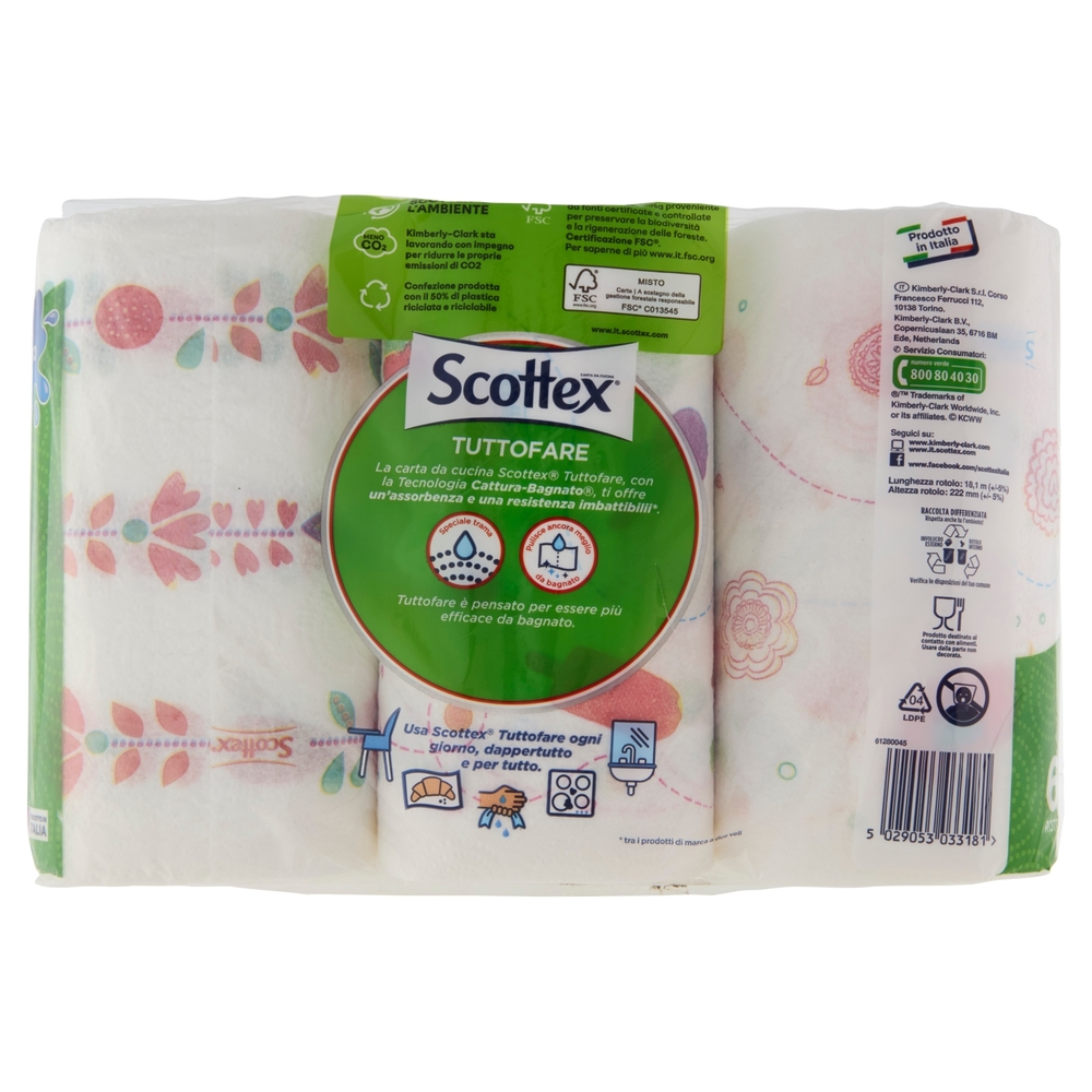 Scottonelle Carta da Cucina Tuttofare 6 pz